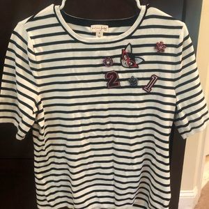 Madison Jules Short Sleeve Sweater Size XL